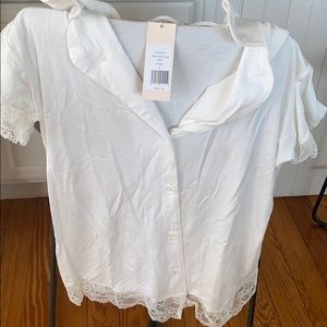 Ivory medium pj set new with tags